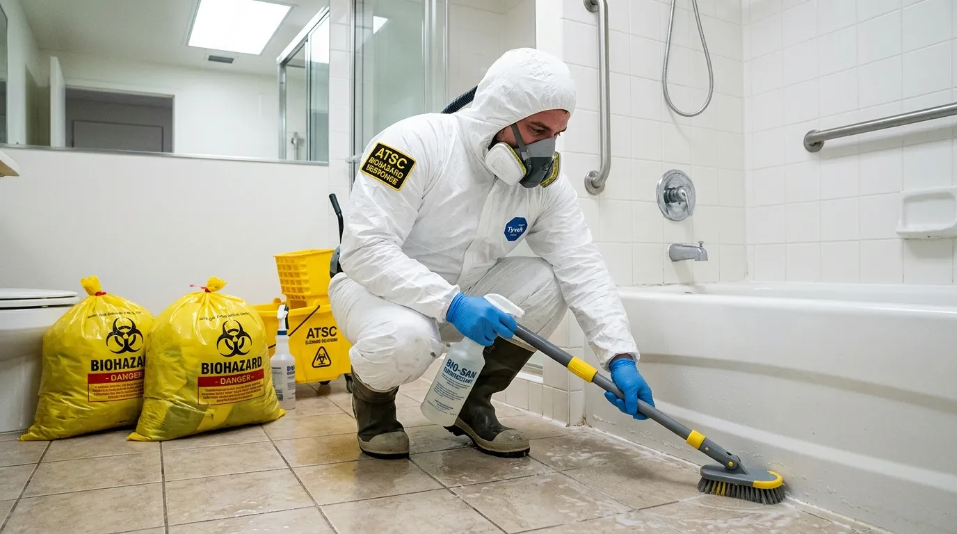 Decontamination equipment deployed for Blood Cleanup in Atwater